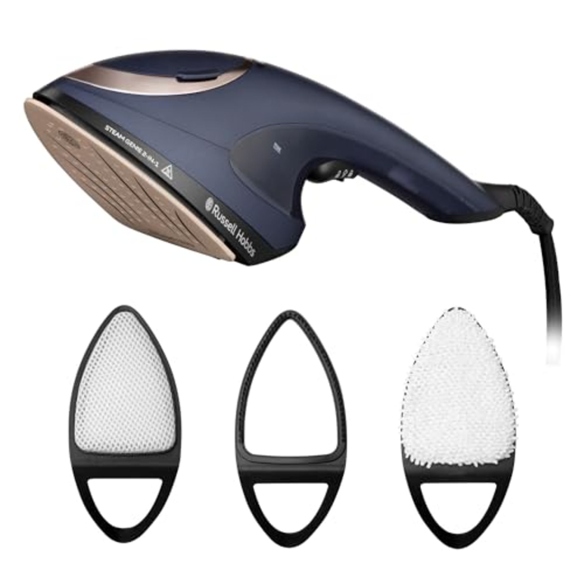 RRP £52.00 Russell Hobbs 28370 Steam Genie 2-In-1 Hand Held Clothes Steamer - Handheld Gament Ste