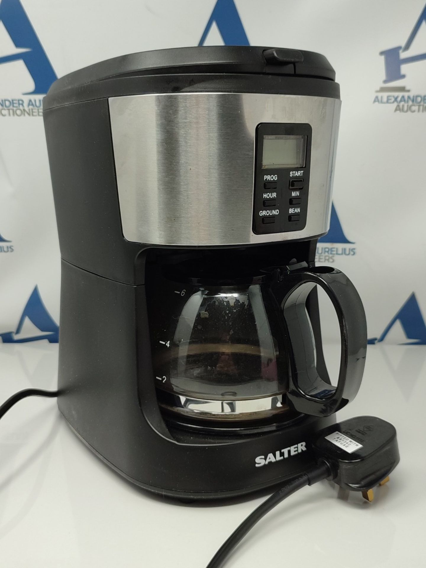 RRP £51.00 Salter EK4368 Bean to Jug Coffee Machine  Electric Coffee Grinder, 750ml Filter Cof - Image 2 of 2