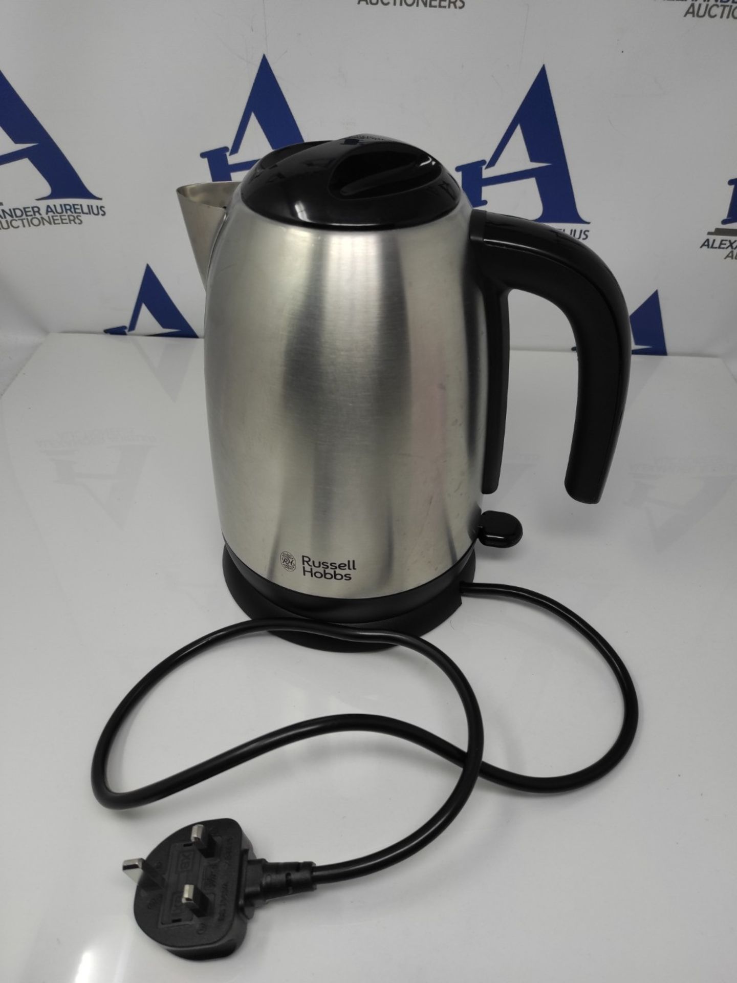 Russell Hobbs 23910 Adventure Brushed Stainless Steel Electric Kettle, Open Handle, 30 - Image 2 of 3