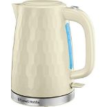 Russell Hobbs 26052 Cordless Electric Kettle - Contemporary Honeycomb Design with Fast