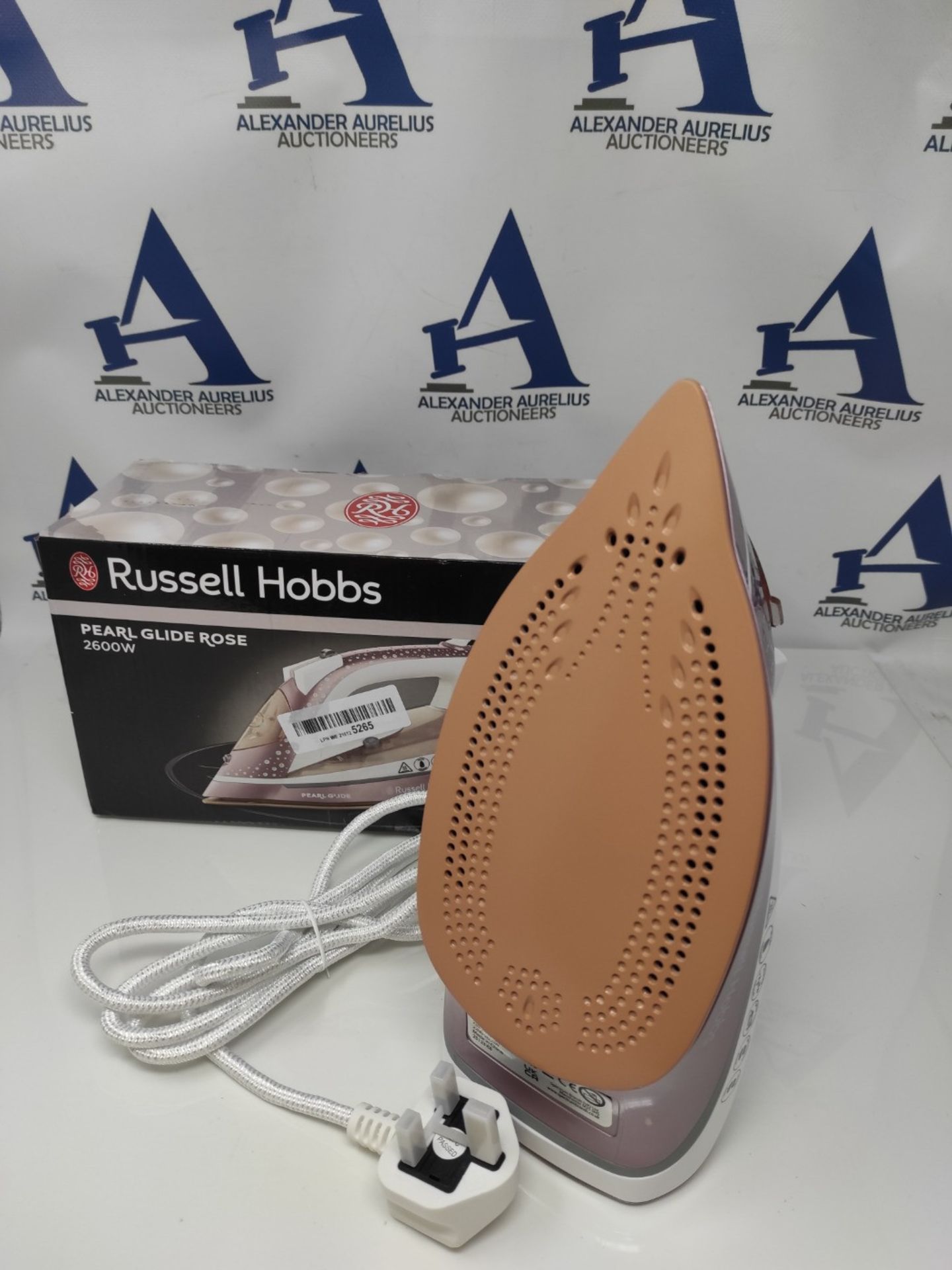 Russell Hobbs Pearl Glide Steam Iron with Pearl Infused Ceramic Soleplate, 315 ml Wate - Image 2 of 2