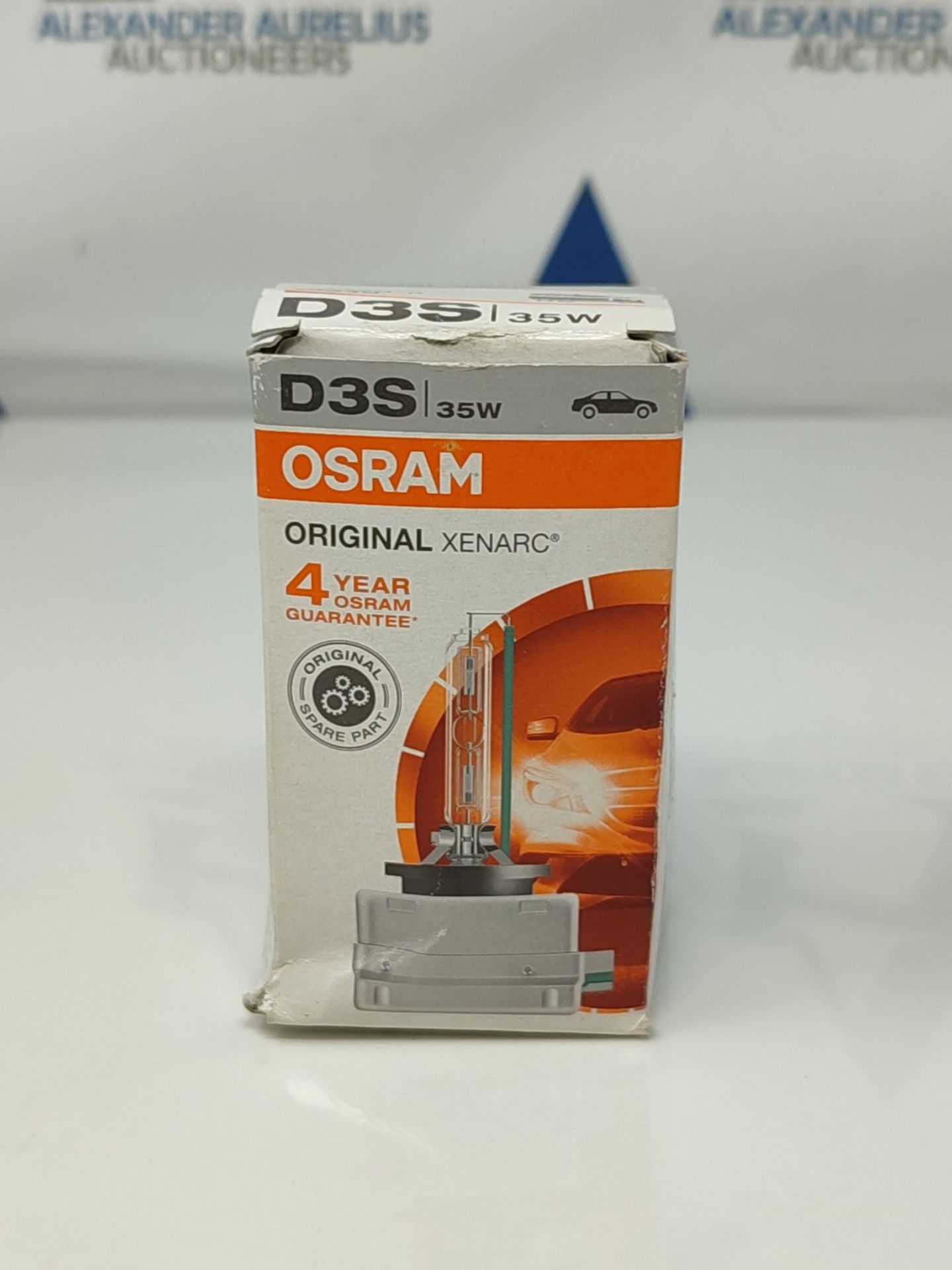OSRAM XENARC ORIGINAL D3S HID, Xenon Headlight Bulb 66340HBI, Folding Carton Box (1 pi - Bild 2 aus 3