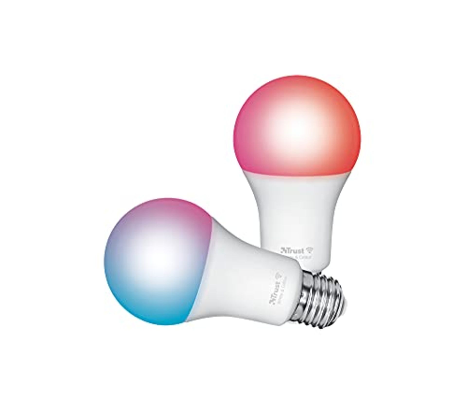 Trust WiFi E27 Smart Bulb, Colour Changing Light Bulb, Works with Alexa and Google Hom