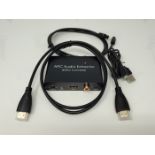 UNSTINCER HDMI (e) ARC Audio Extractor 2.0/5.1 +192KHz DAC Converter, Digital Spdif Op