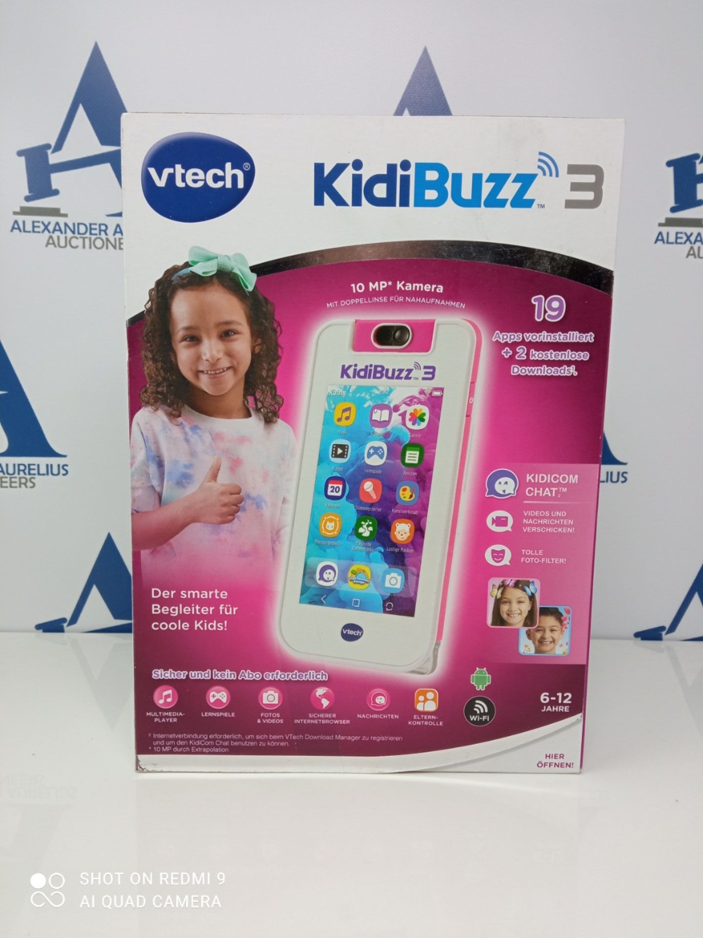 RRP £106.00 Vtech 80-541154 KidiBuzz 3 pink Children's messenger - Bild 2 aus 3