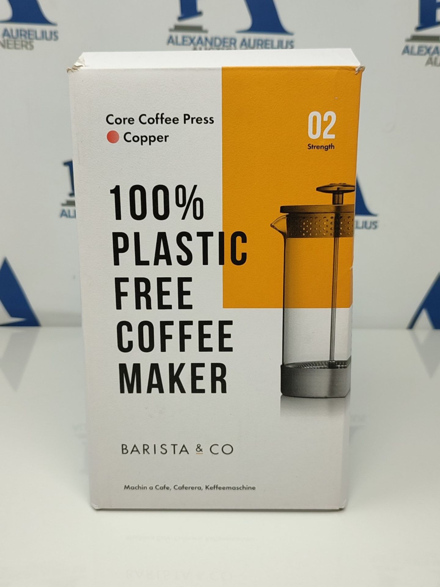 Barista & Co Core Plastic Free Sustainable French Press Cafetiere Coffee Maker, 8 Cup