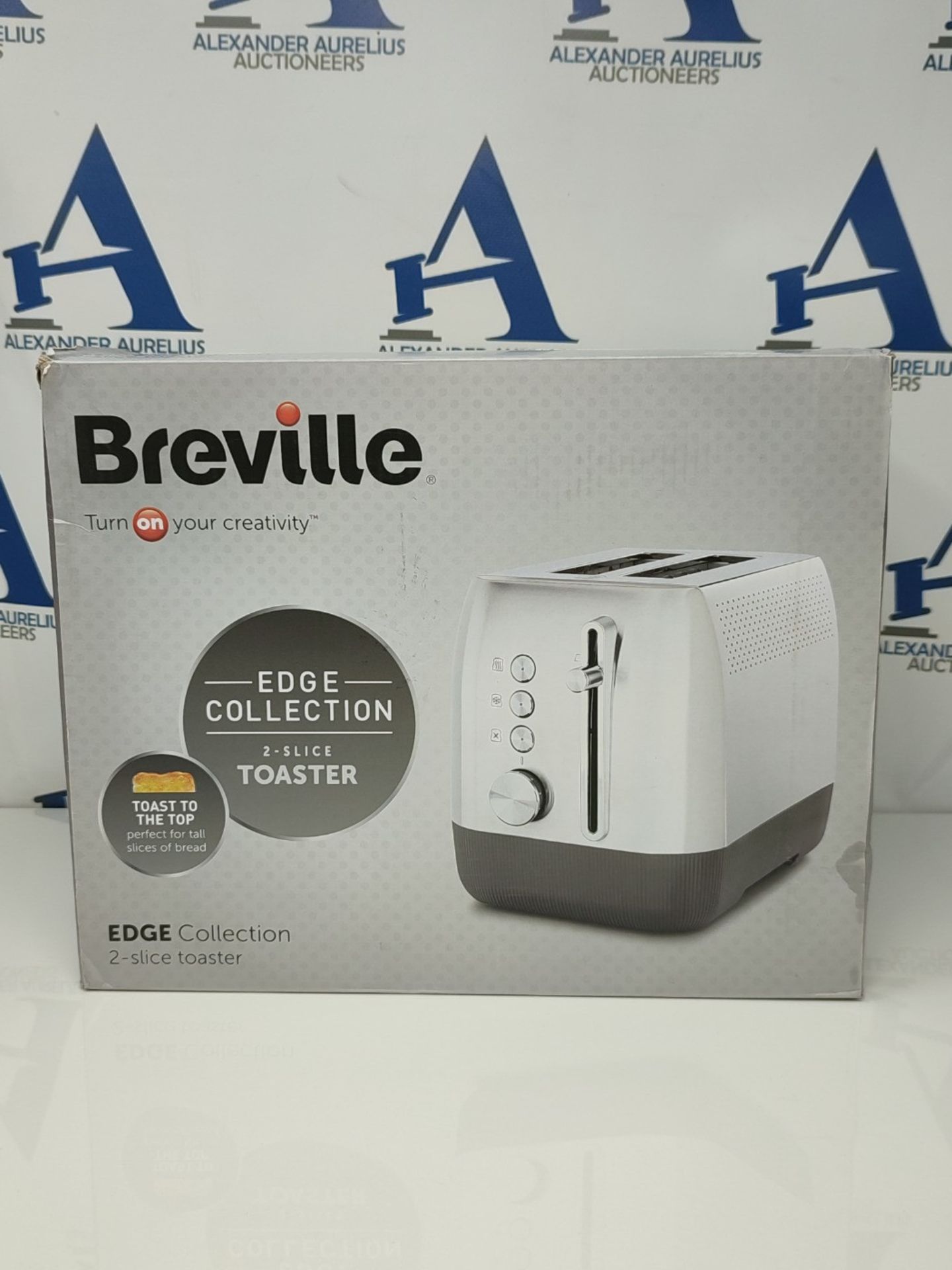 Breville Edge Deep Chassis 2-Slice Toaster | Toasts All the Way to the Top | Brushed S - Image 2 of 3