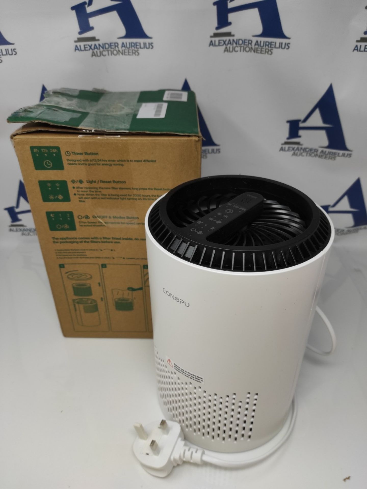 CONOPU Air Purifier for Home Bedroom with Hepa H13 99.97% Filter, Air Cleaner portable - Bild 2 aus 2