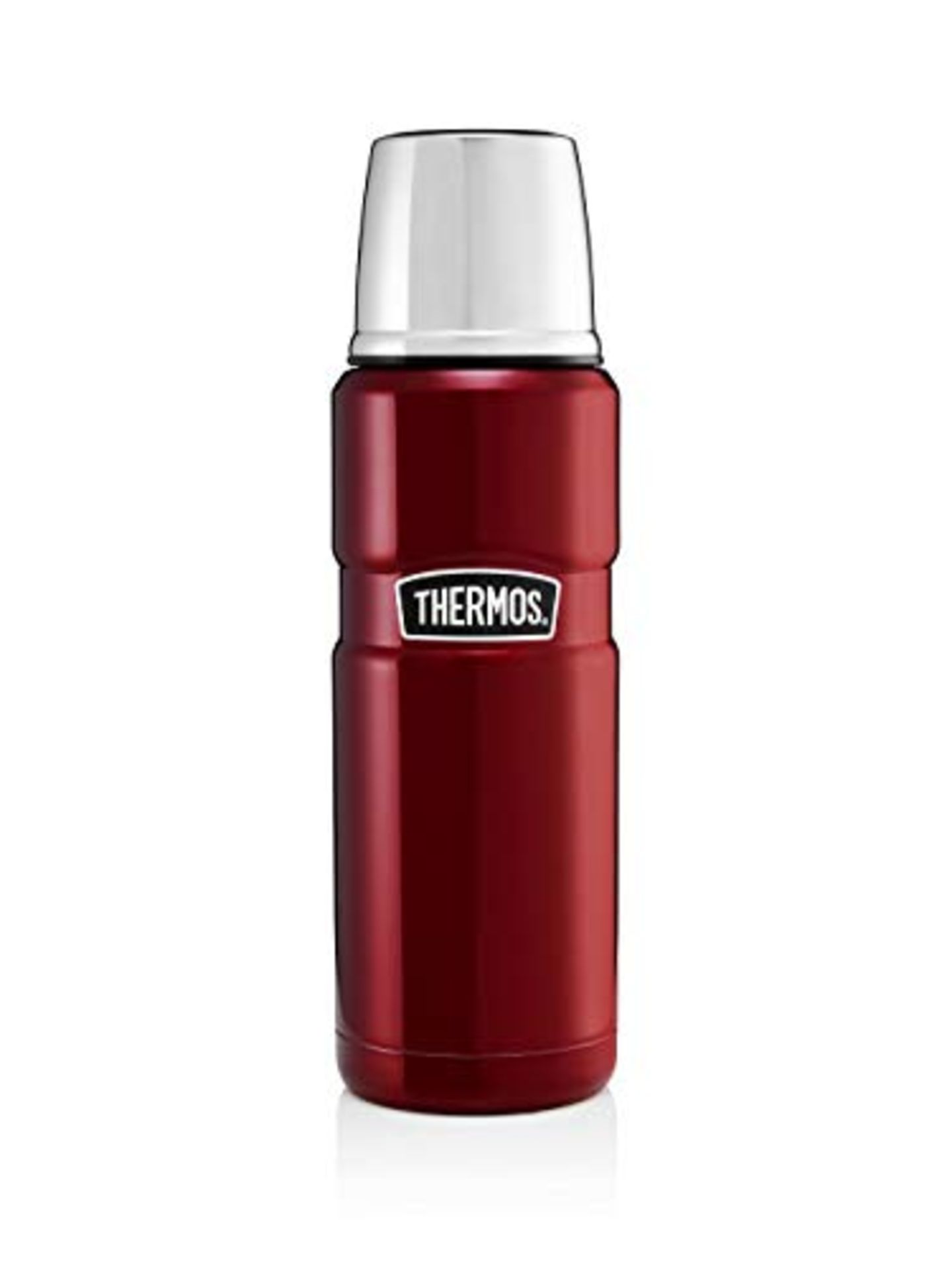 Thermos Stainless King Flask, Red, , Cranberry Red, 470 ml