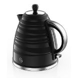 Swan SK31050BN, Symphony 1.7 Litre Jug Kettle with Rapid Boil, 3000 Watts, Black