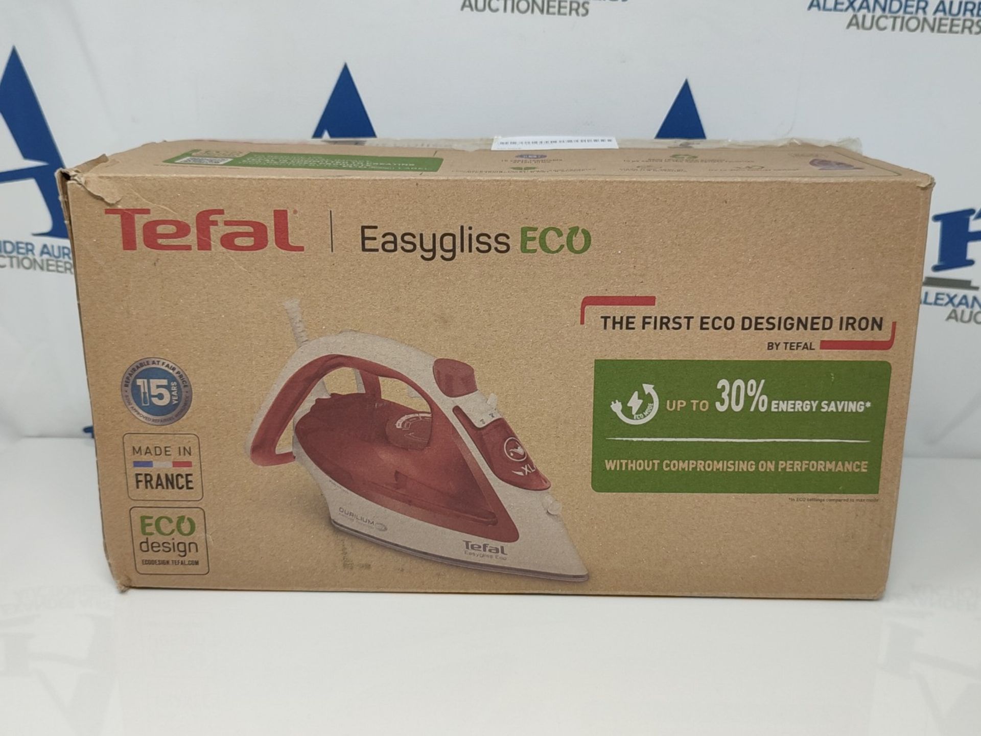 RRP £64.00 Tefal Easygliss Eco FV5782 Steam Iron  2800W / White & Terracotta - Bild 2 aus 3