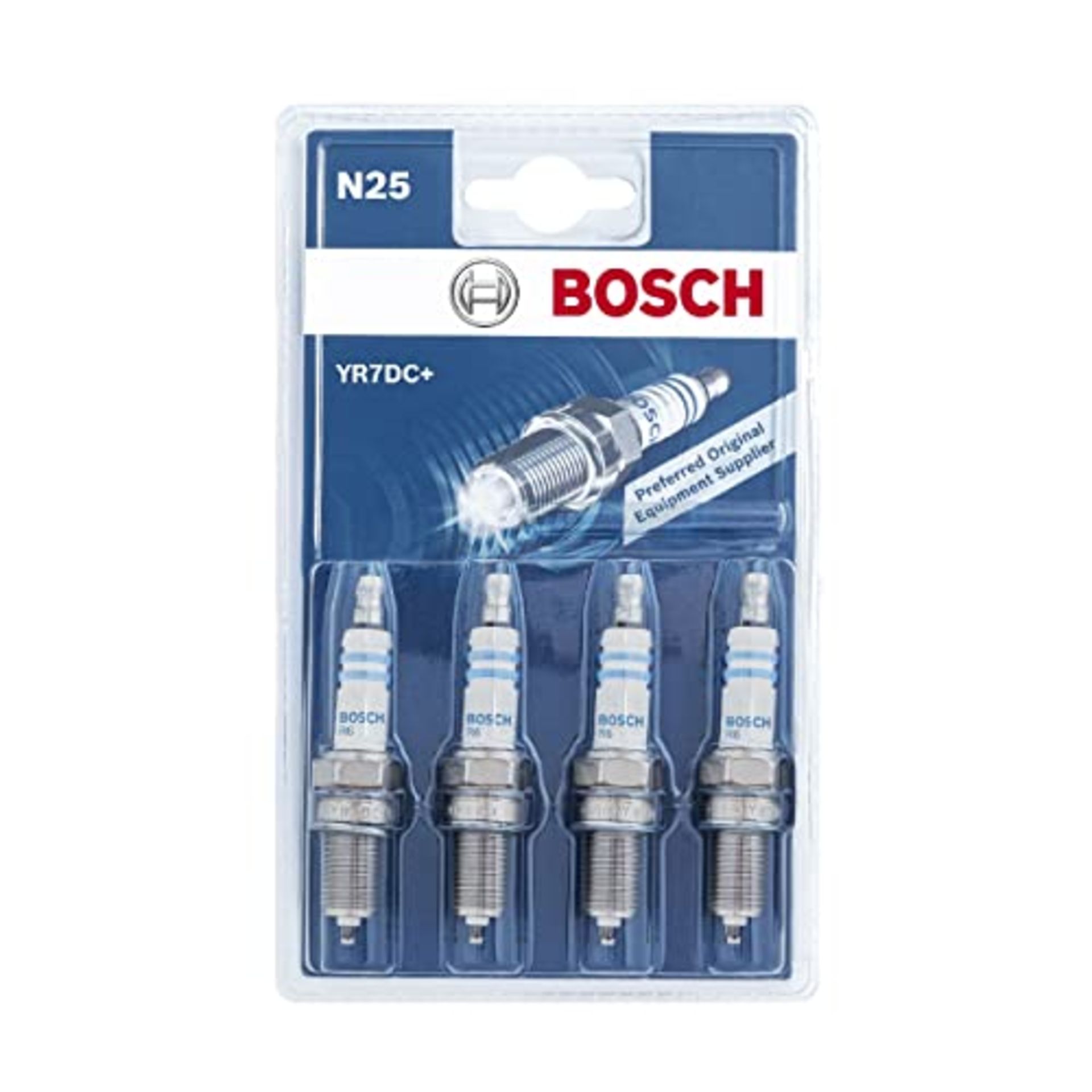 Bosch YR7DC+ (N25) - Spark Plugs Nickel - Set of 4