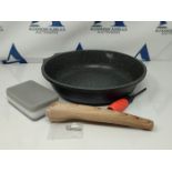 ZUOFENG Non Stick Frying Pans 24cm, Omelette Pan for Induction Hob, Granite Frying Pan