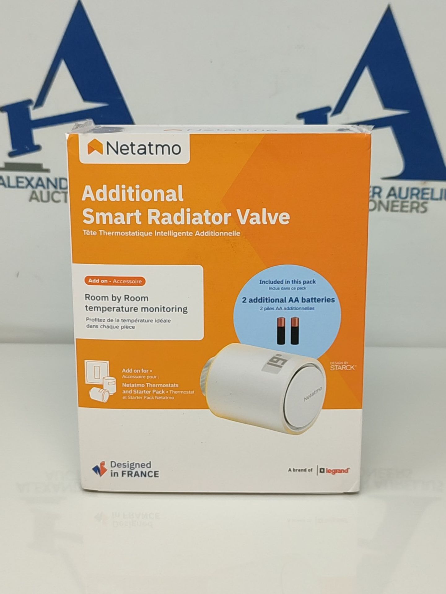 RRP £78.00 Netatmo Additional Smart Radiator Valve, Room control, Save Heating Costs, Add-on for - Image 2 of 3