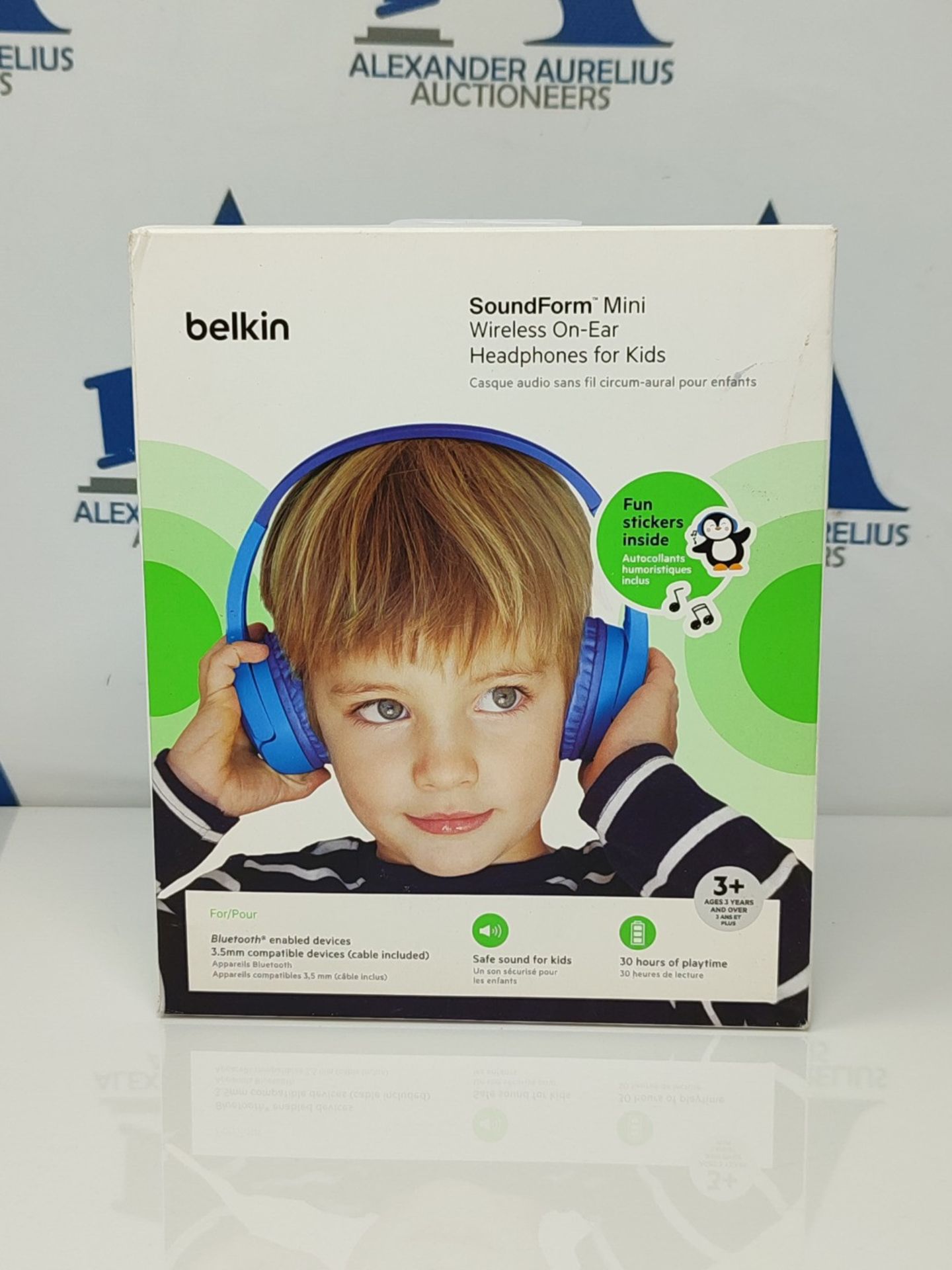 Belkin SoundForm Mini Kids Wireless Headphones with Built in Microphone, On Ear Headse - Image 2 of 3