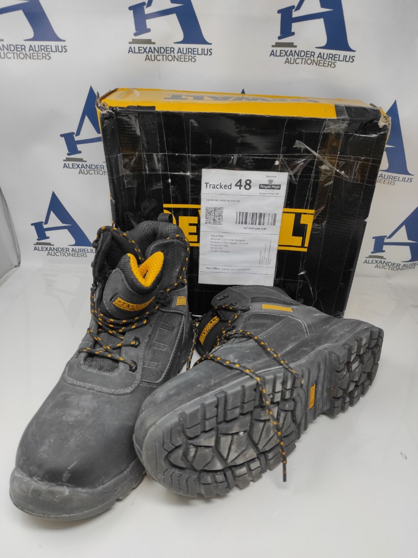 RRP £53.00 DEWALT Men's Douglas Waterproof Steel Toe Safety Boot Black UK8 - Image 2 of 2