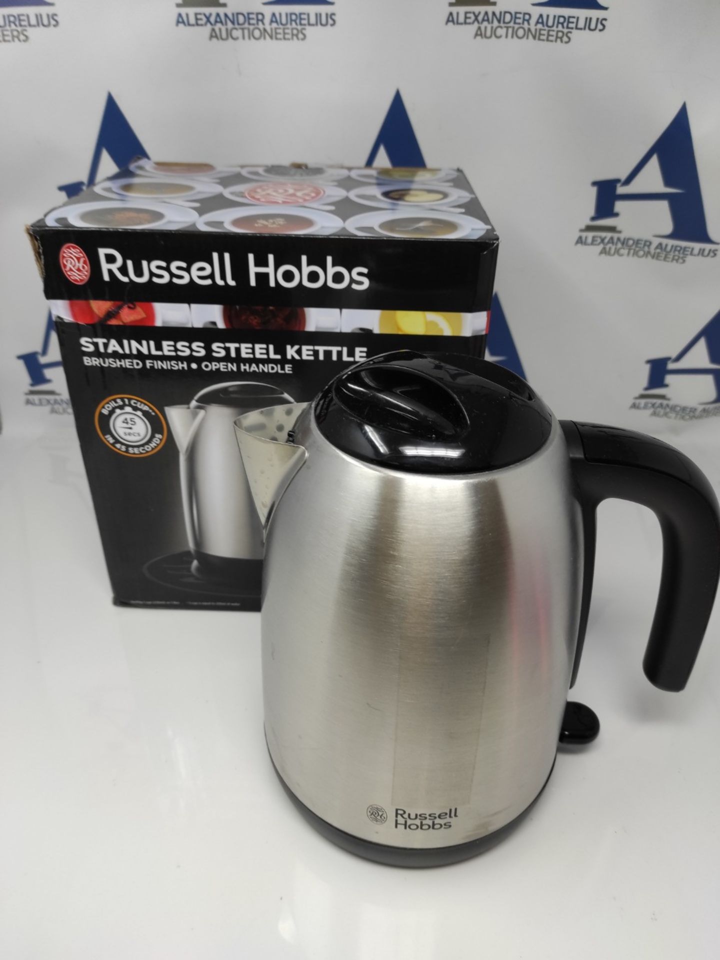[INCOMPLETE] Russell Hobbs 23910 Adventure Brushed Stainless Steel Electric Kettle, Op - Image 2 of 2