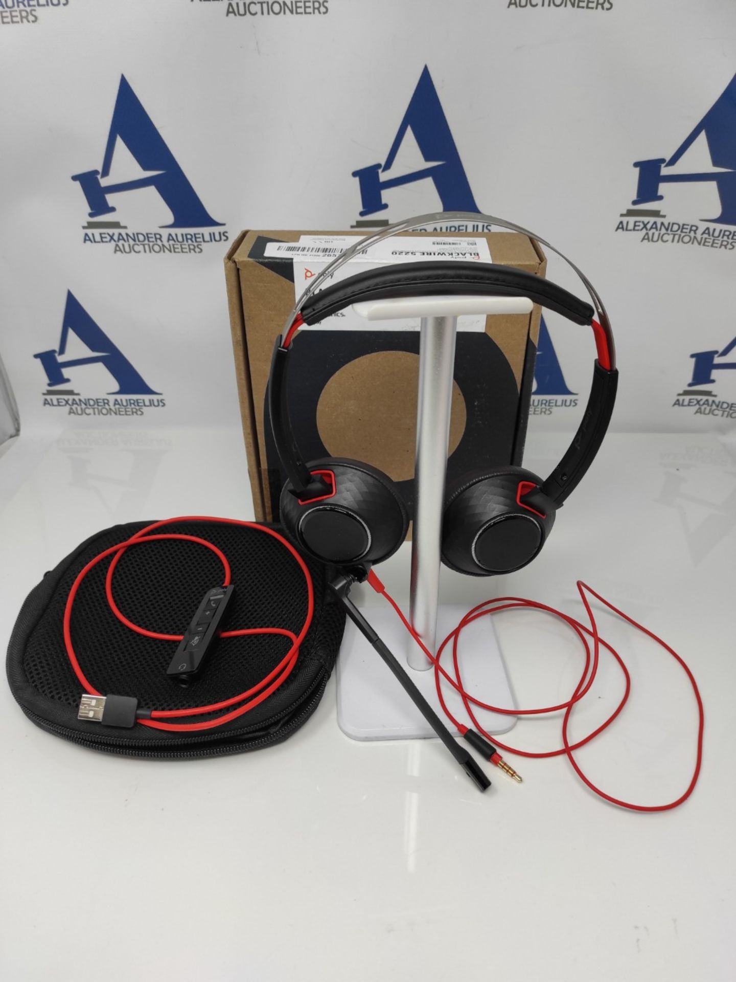 RRP £69.00 Poly Blackwire 5220 USB-A Headset - Wired, Dual-Ear, Flexible Noise-Canceling Boom Mic - Bild 3 aus 3