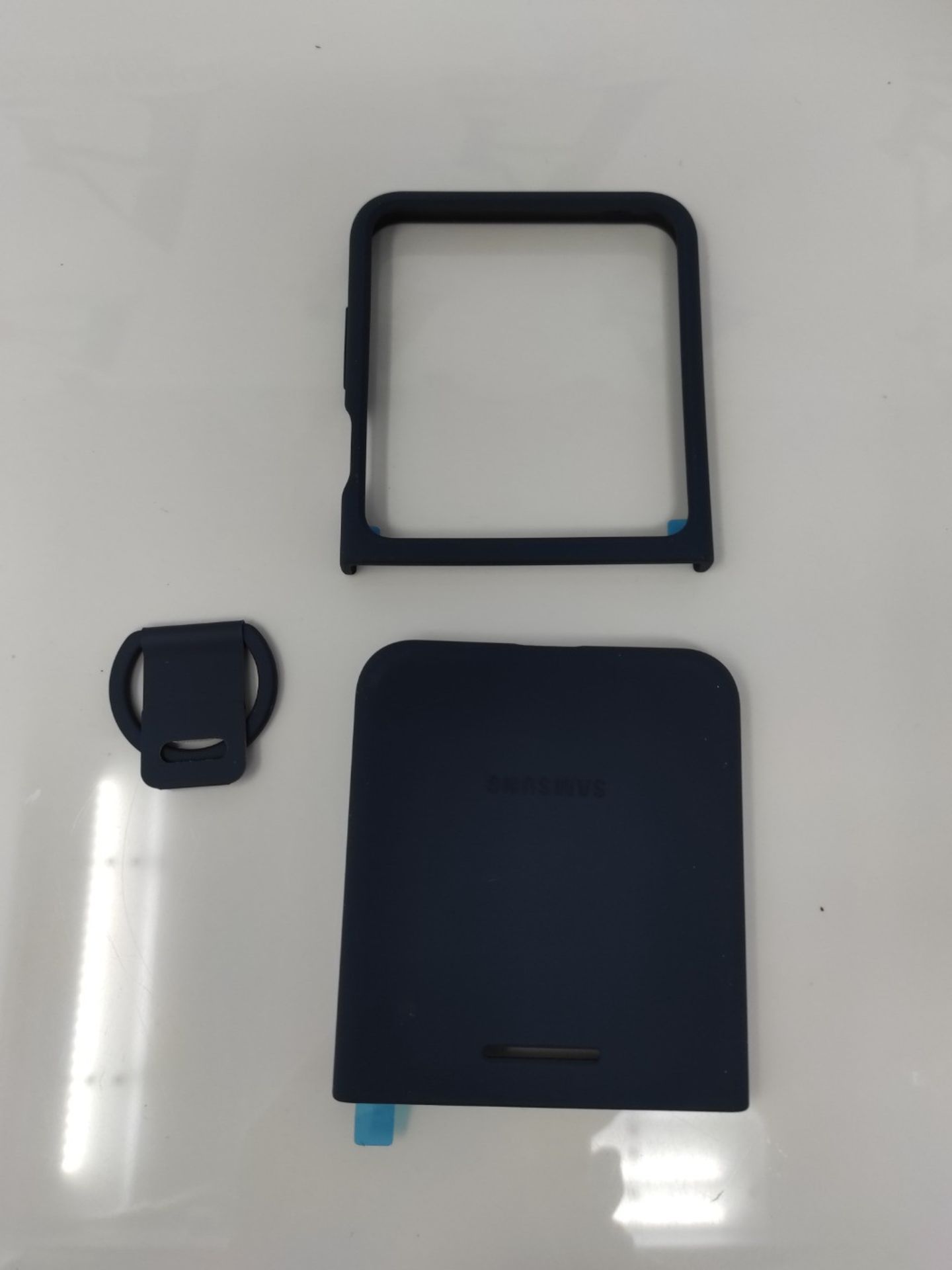 Samsung Galaxy Official Silicone Case with Ring for Z Flip5, Indigo - Image 2 of 2