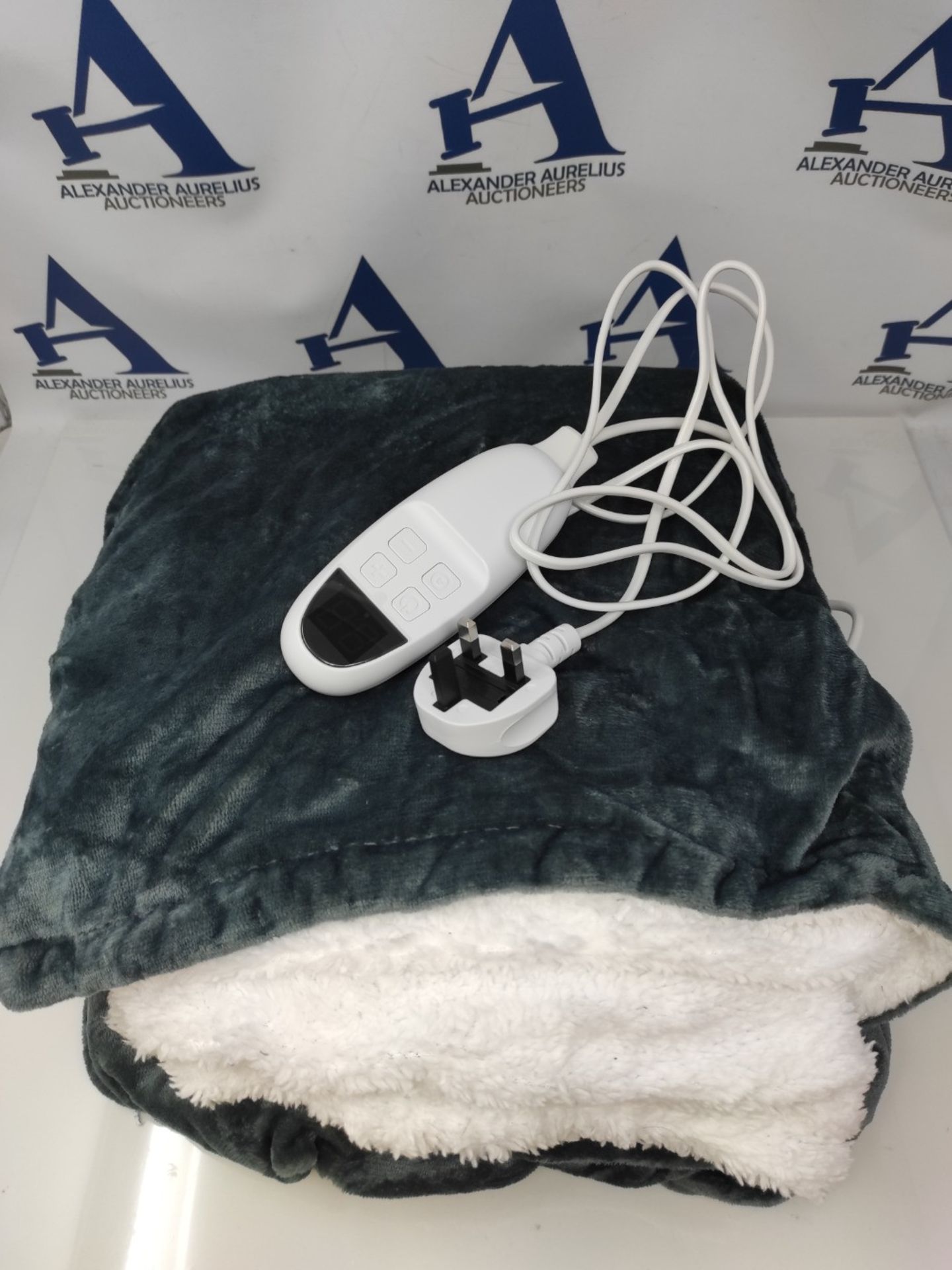 CONOPU Electric blanket, 180X130cm Large, Heated Throw Blanket with 6 Heat Levels, 10H - Bild 2 aus 2