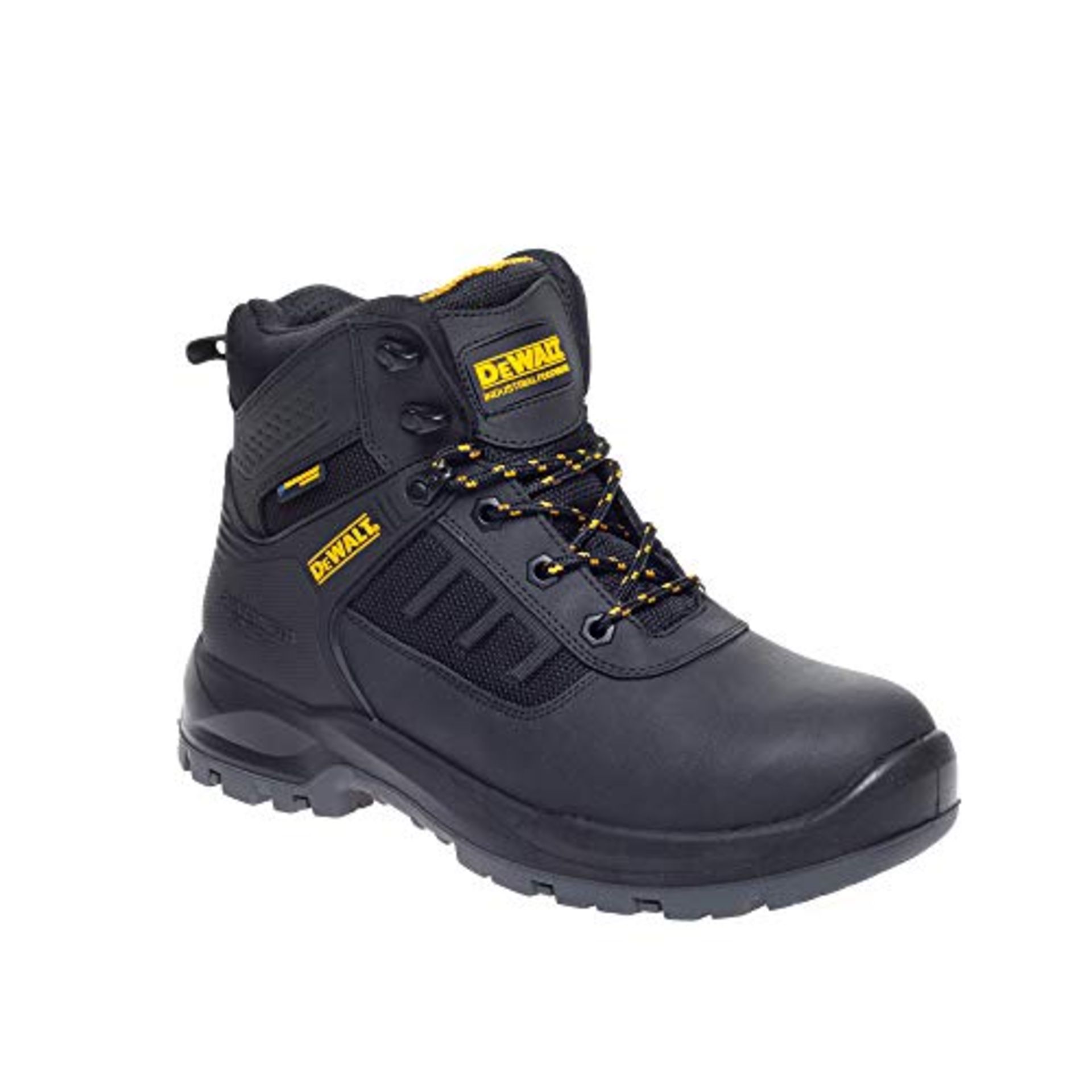 RRP £53.00 DEWALT Men's Douglas Waterproof Steel Toe Safety Boot Black UK8