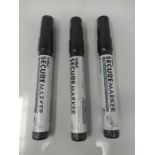 Secure Marker Redacting Pen | Blackout Marker | Blacks Out Private Information (5 Mark