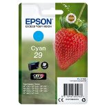 Epson 29 Cyan Strawberry Genuine, Claria Home Ink, Standard