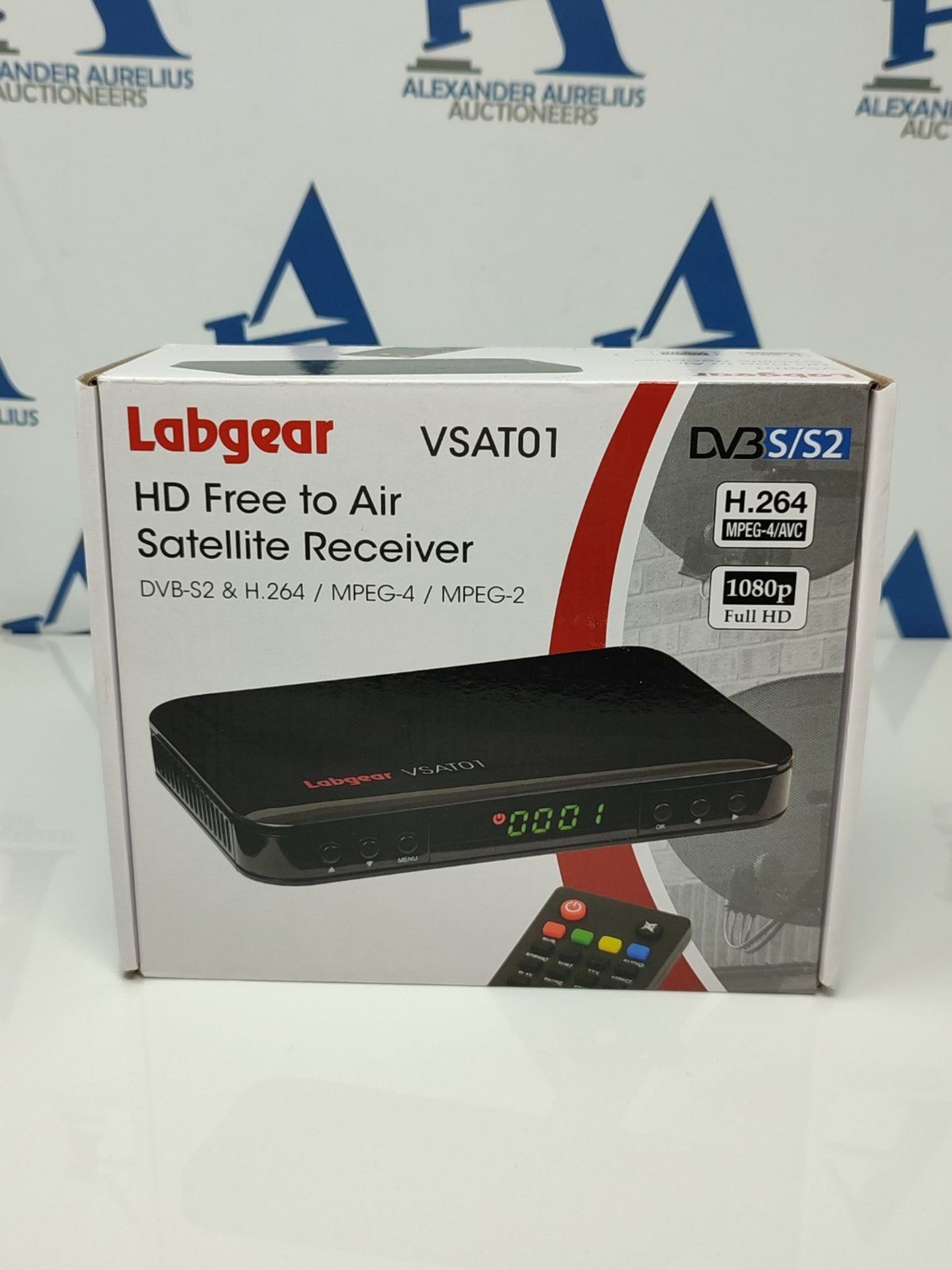 Labgear VSAT01 HD Free-to-Air Satellite Receiver, DVB-S2 & H.264 / MPEG-4 / MPEG-2 - Bild 2 aus 3