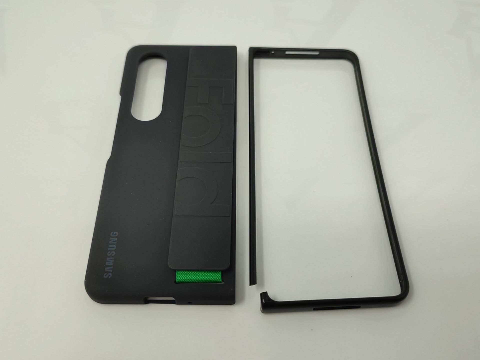 Samsung Galaxy Z Fold4 Silicone Grip Cover, Protective Phone Case with Finger Strap, M - Image 2 of 3