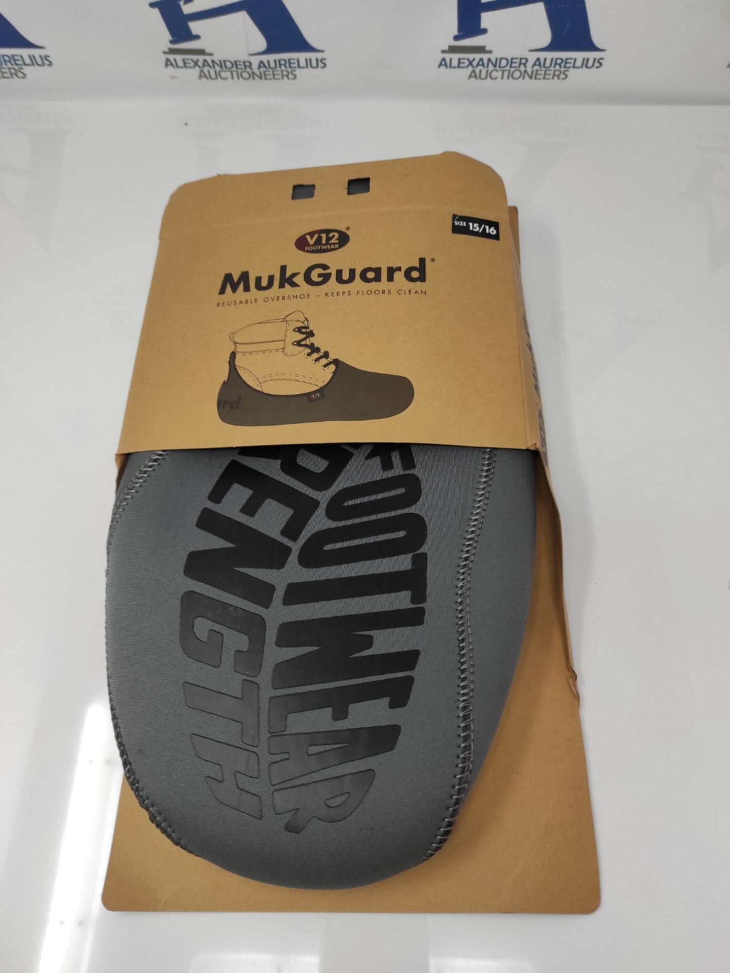 V12 MukGuard, Reusable Slip Resistant Neoprene Overshoe, 3XL (15/16), Grey - Image 2 of 2