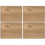 Creative Tops Oak Veneer Placemats, Set of 4, 5115972