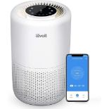 RRP £76.00 LEVOIT Smart WiFi Air Purifier for Home, Alexa Enabled H13 HEPA Filter, CADR 170m³/h,