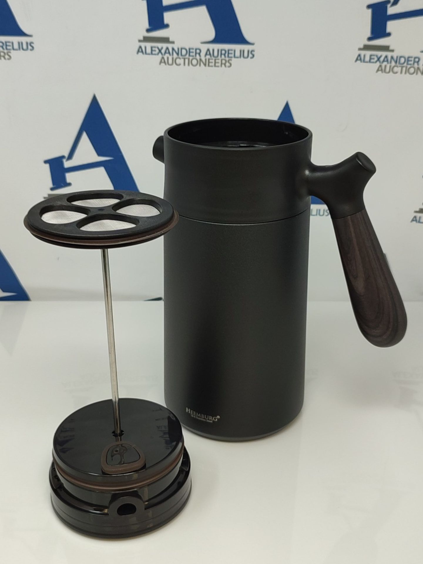 Heemburg French Press Thermal Coffee Maker Cafetière Thermo Double Wall Insulated Vac - Image 2 of 2