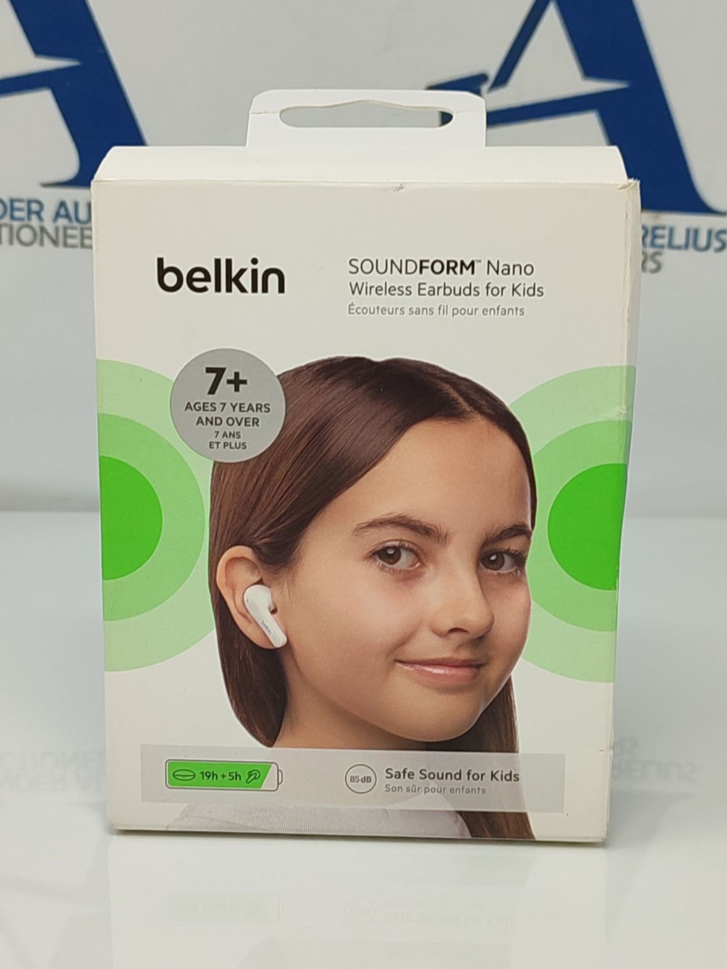 Belkin SOUNDFORM Nano, True Wireless Earbuds for Kids, 85dB Limit for Ear Protection, - Image 2 of 3