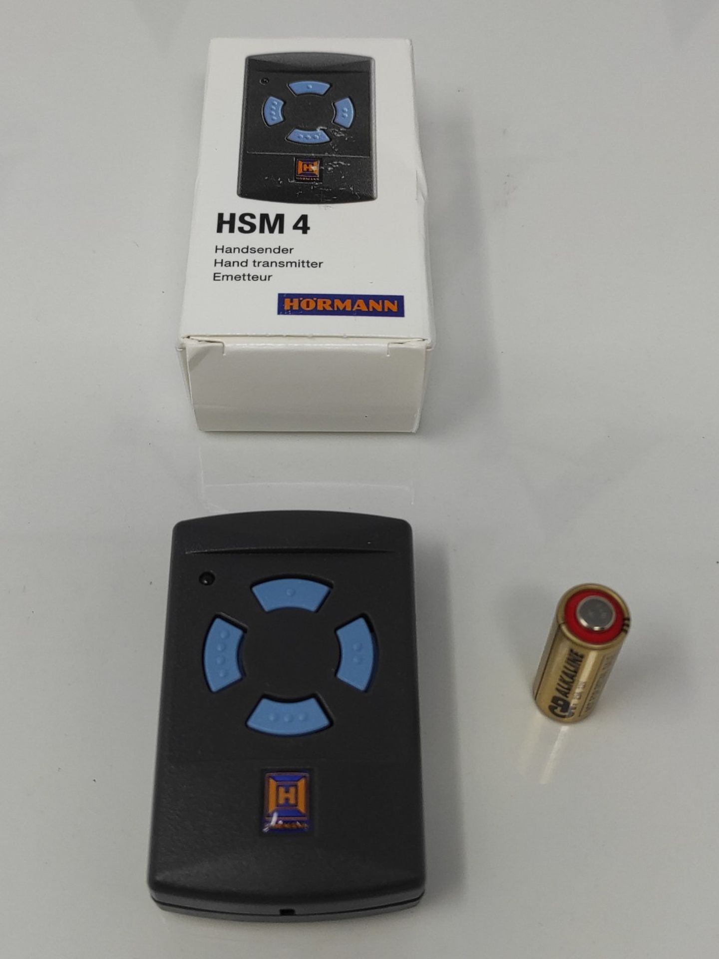 Hörmann 0437442 hand transmitter/transmitter HSM 4, garage door transmitter with 4 bu - Bild 2 aus 2