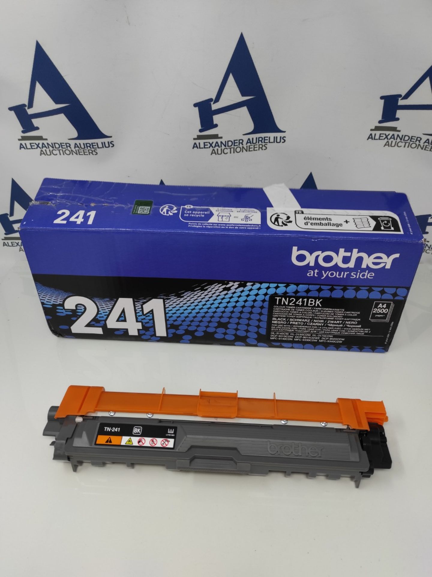 RRP £57.00 Brother TN-241BK Toner Cartridge, Black, Single Pack, Standard Yield, Includes 1 x Ton - Image 2 of 2