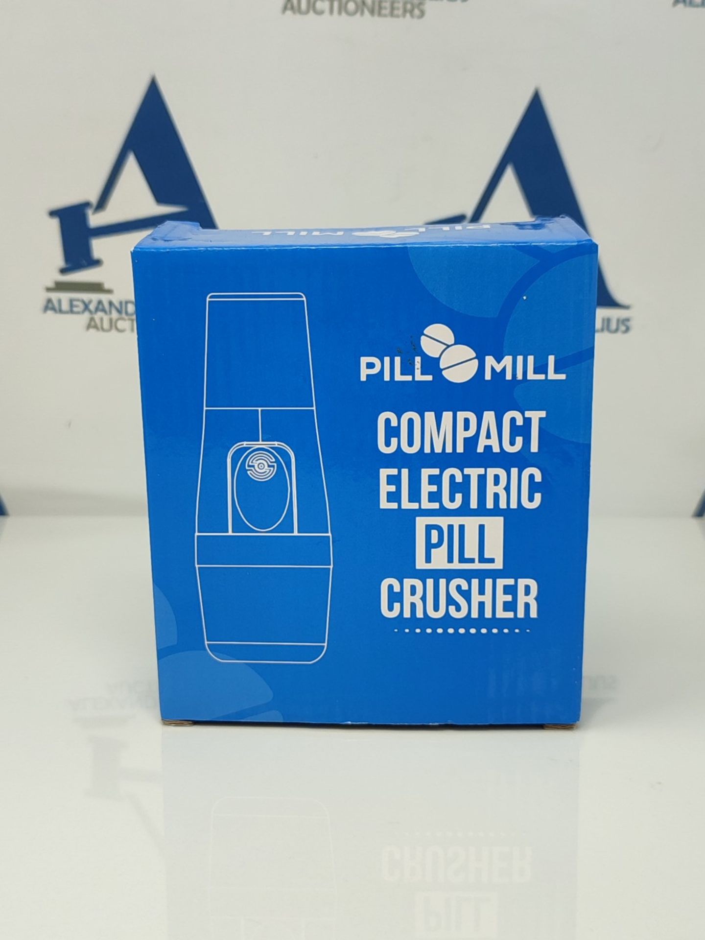 Compact Small Electric Pill Crusher Grinder by Pill Mill - Fine Powder Electronic Pulv