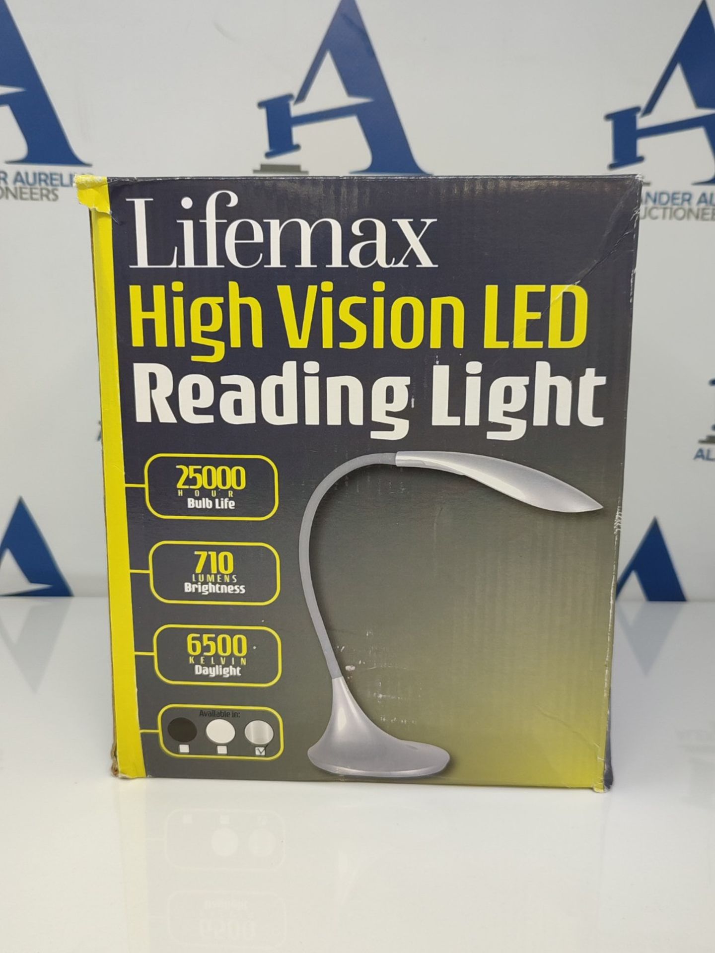 Lifemax High Vision LED Desk Light, Flicker Free Reading, Hobby Lamp, Adjustable Angle - Image 2 of 3