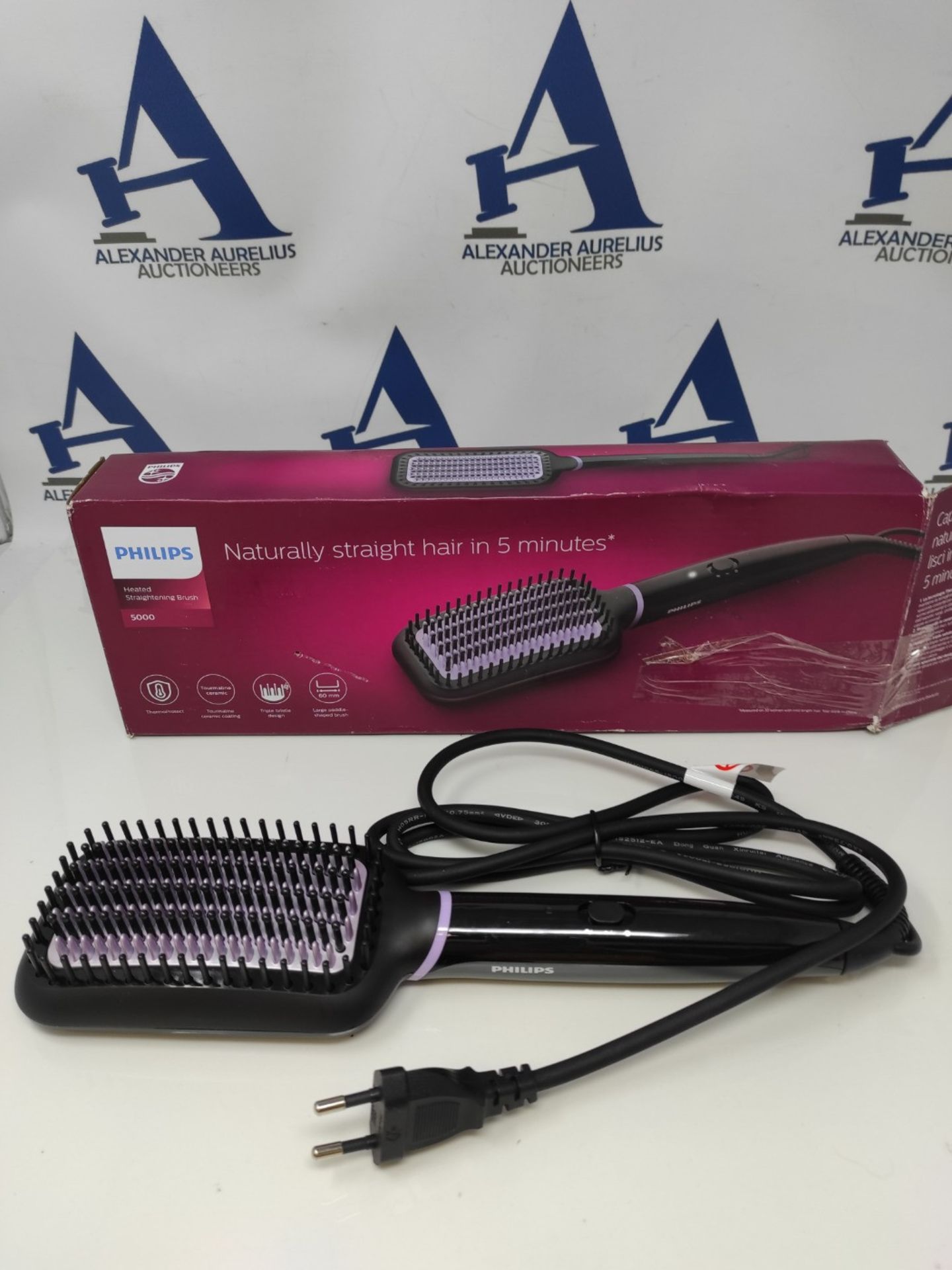 RRP £54.00 Philips StyleCare Essential straightening brush - includes tourmaline ceramic coating - Image 2 of 2