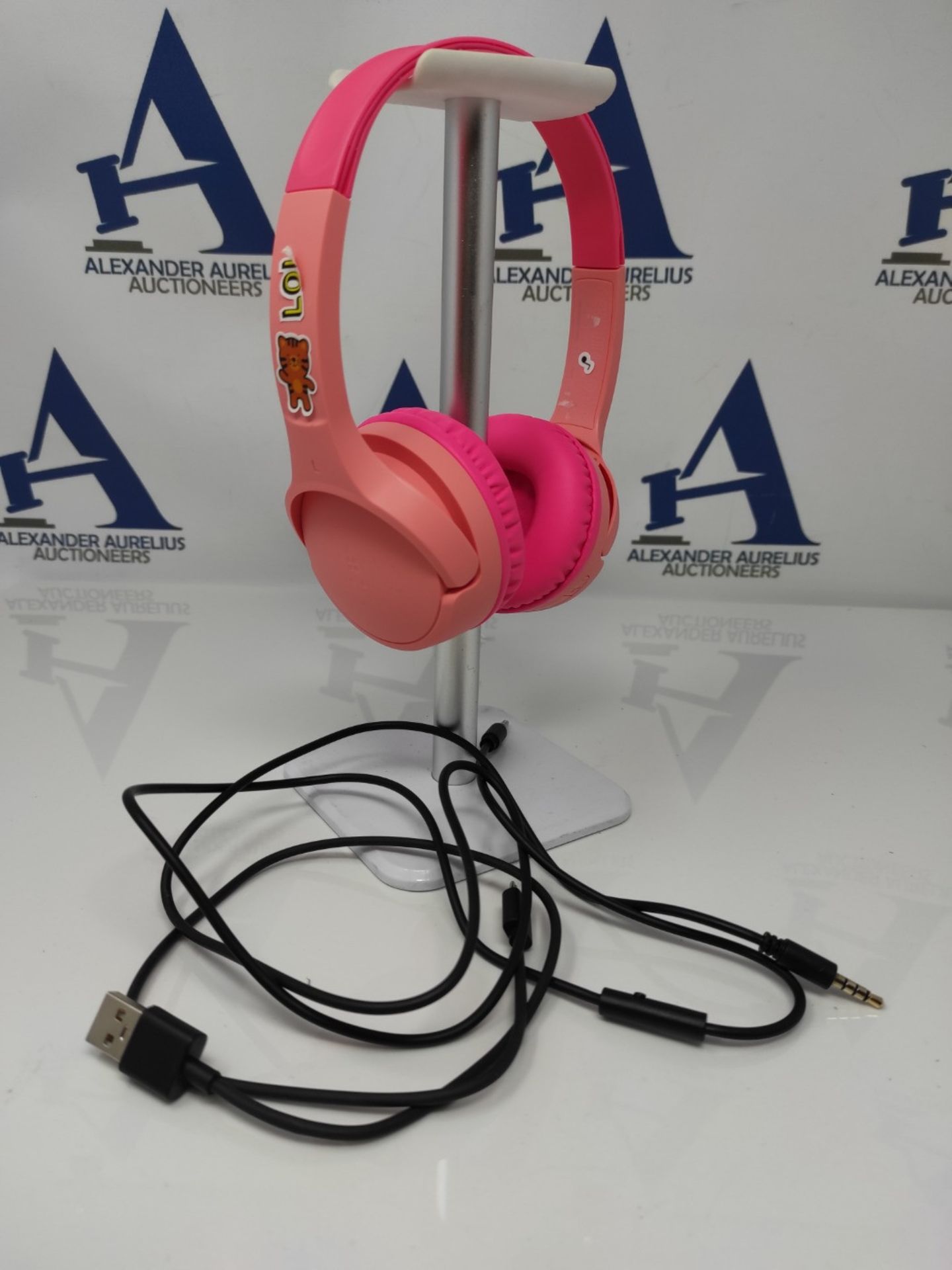 Belkin SoundForm Mini Kids Wireless Headphones with Built in Microphone, On Ear Headse - Bild 3 aus 3