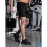 [NEW] Mens Sport Shorts Summer 2 in 1 Quick Drying Breathable Fitness Running Shorts G