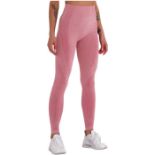 BRAND NEW Women Yoga Pants Solid Breathable Spotted Yoga Leggings High Waist Seamless