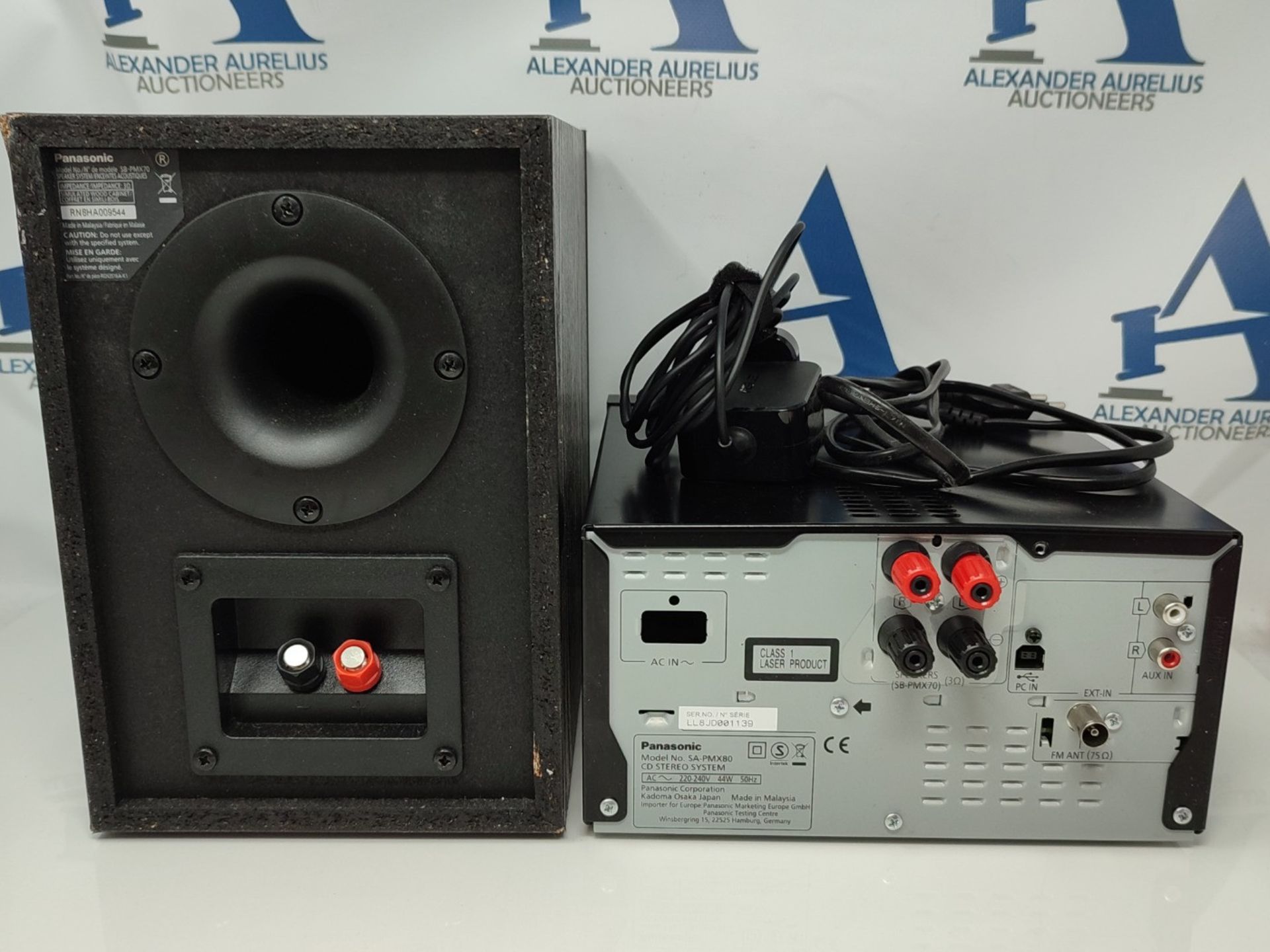 Panasonic CD Stereo System model no. SA-PMX80 - Bild 2 aus 2