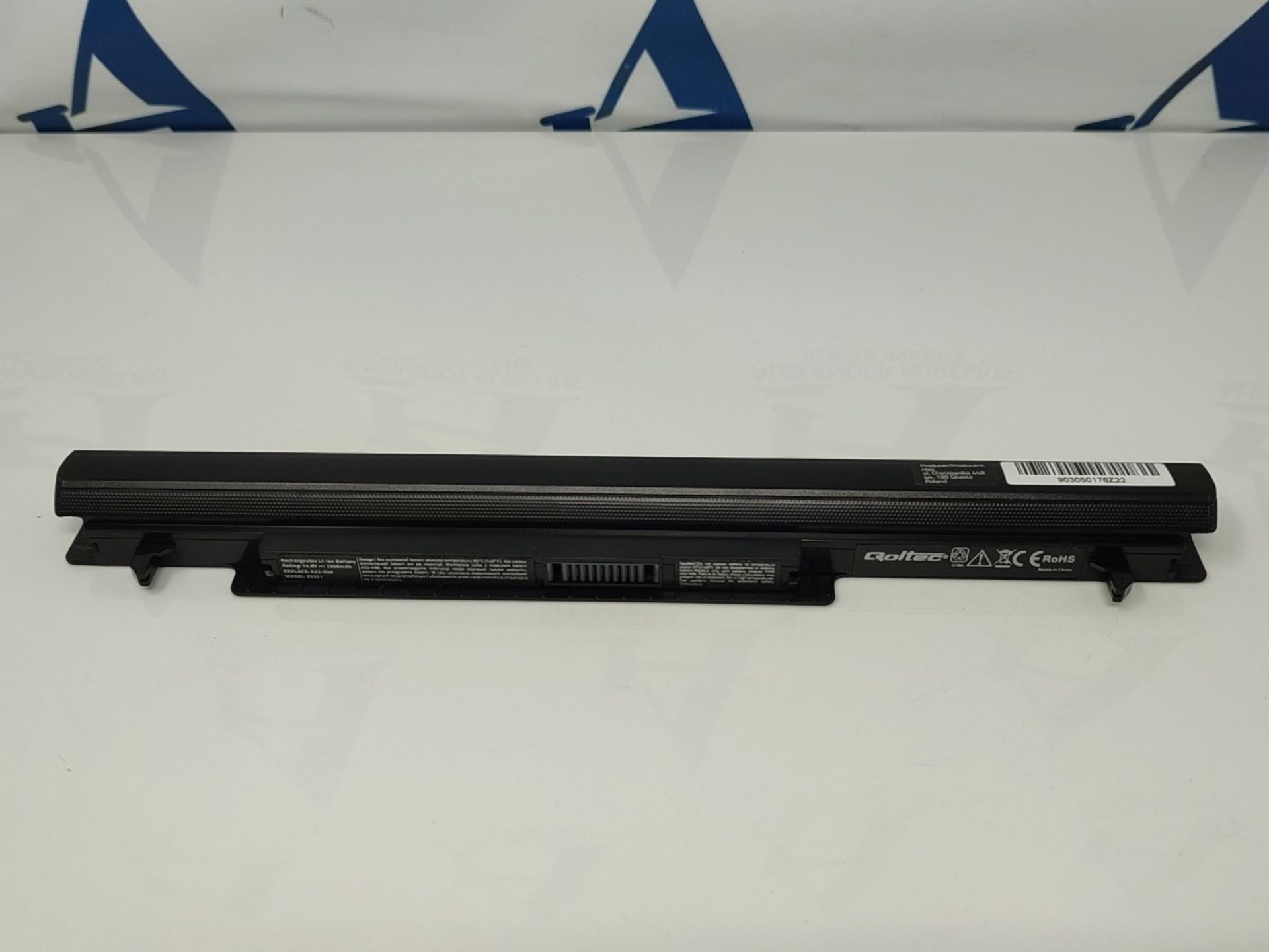 Qoltec Battery for Asus K56CB | K56C | 2200mAh | 14.4-14.8V - Image 2 of 2