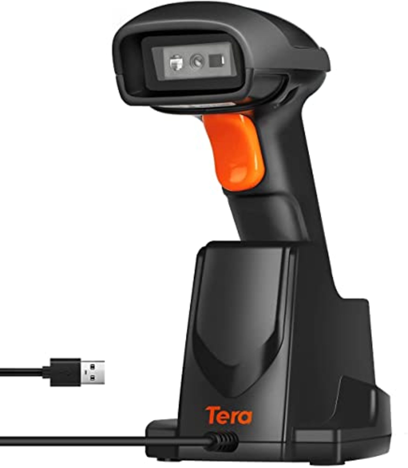 RRP £67.00 Tera [Pro Series] 1D 2D QR Wireless Barcode Scanner Bluetooth Extra Fast Long Transmis