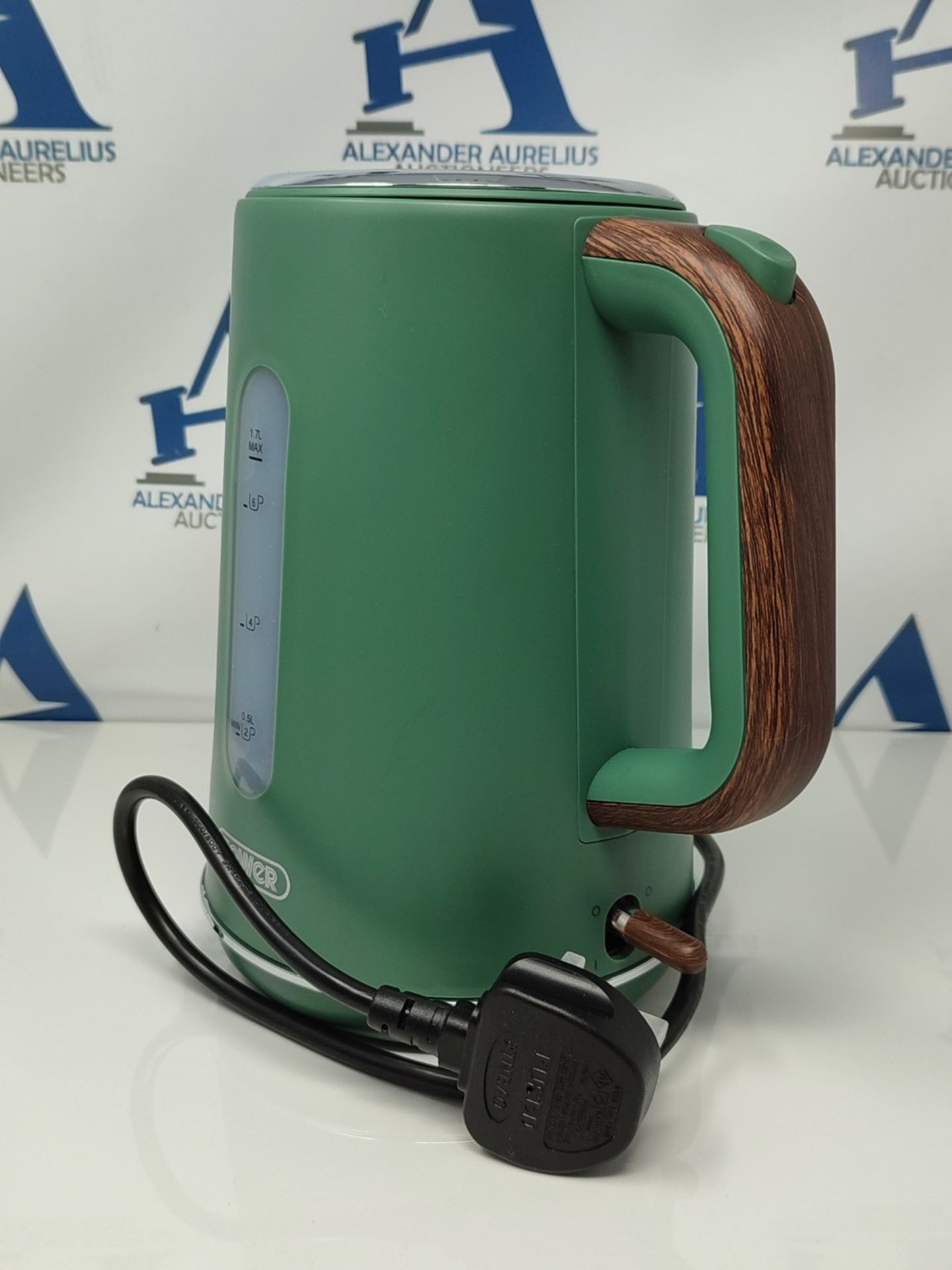 Tower T10037JDE Jug Kettle with Rapid Boil, 3000W, Jade Green, 1.7 L - Image 2 of 3