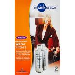 RRP £79.00 InSinkErator 43961 Hard Water Filter F-701R Replacement Filter (Twin Pack) , White