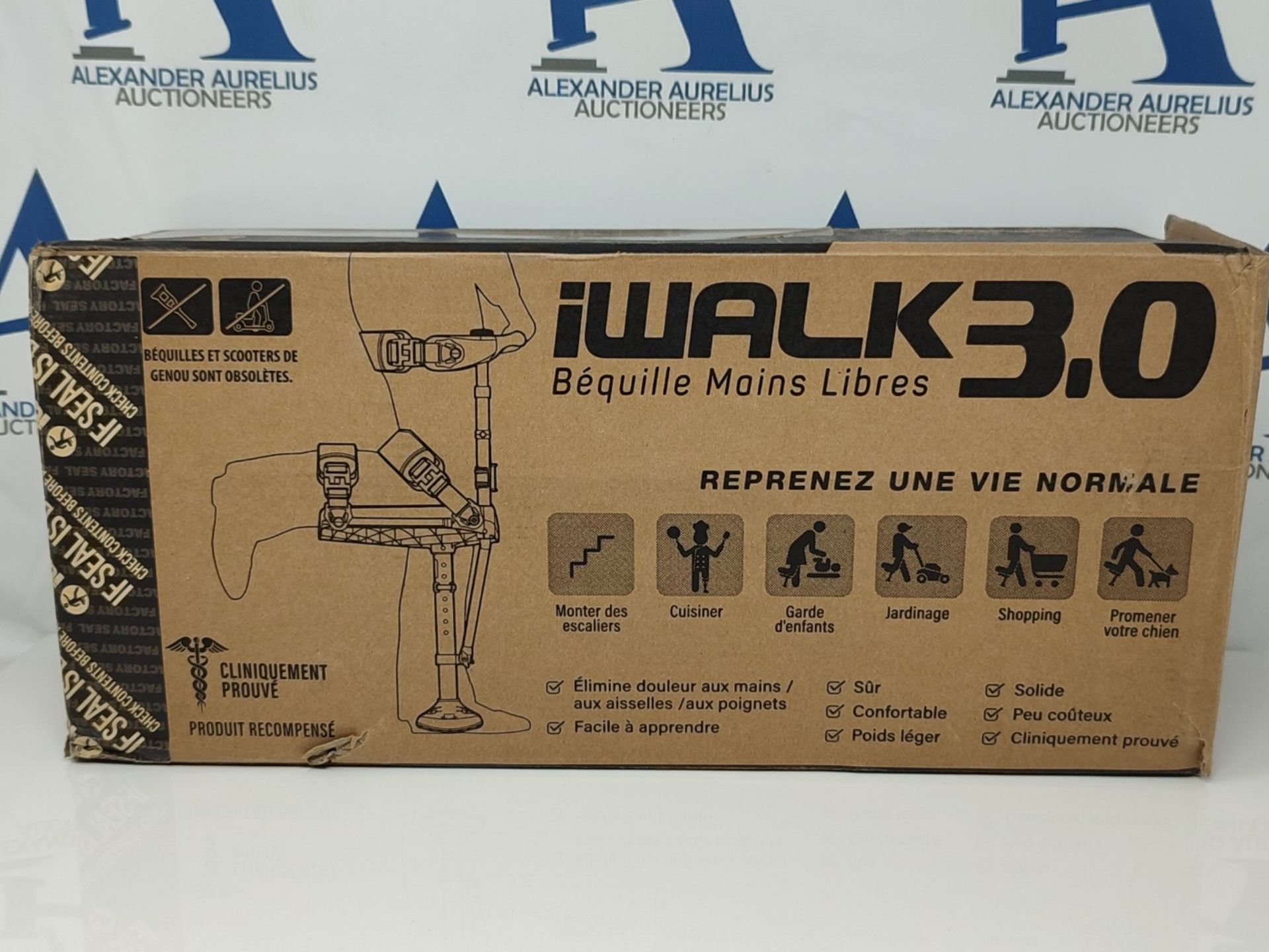 RRP £122.00 iWALK3.0 Hands Free Crutch - Pain Free Knee Crutch - Alternative to Crutches and Knee