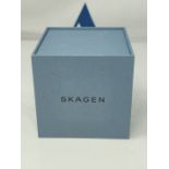 RRP £149.00 Skagen Mens Chronograph Quartz Watch with Leather Strap