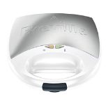 Breville VST083 Sandwich Toaster and Toastie Maker, 2-Slice, Non-Stick, 750 W, White a